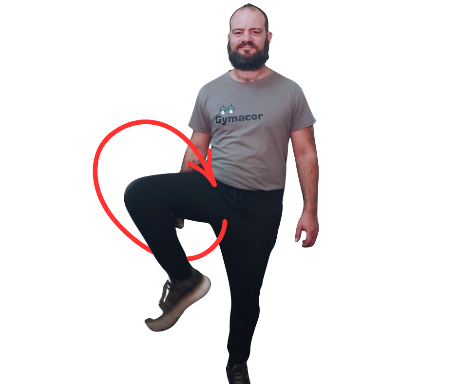 Exemplo de mobilidade de anca